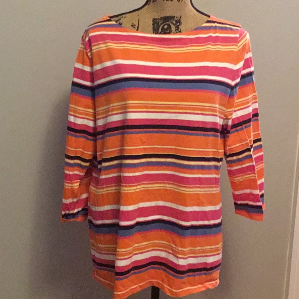 Multi-colored striped shirt